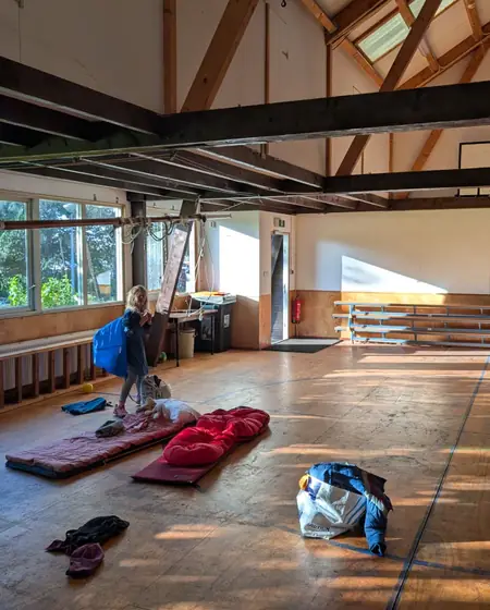 Clubhuis van Elfregi Amsterdam tijdens het weekendevenement aan de Nieuwe Meer