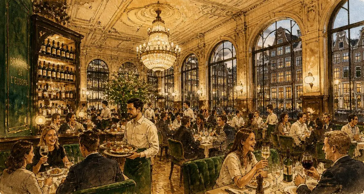 Brasserie Lenny Amsterdam Oost open — de brasserie in volle werking