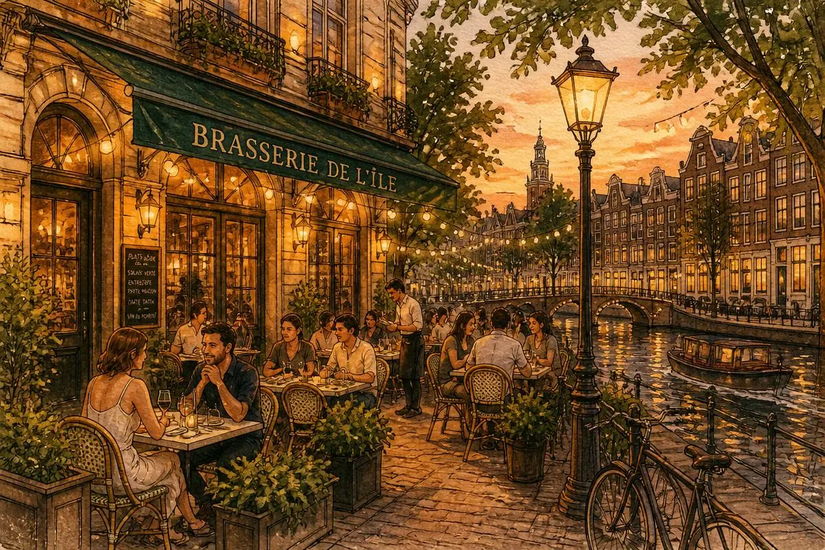 Brasserie Lenny terras Amsterdam Oost open — eerste week na opening augustus 2026