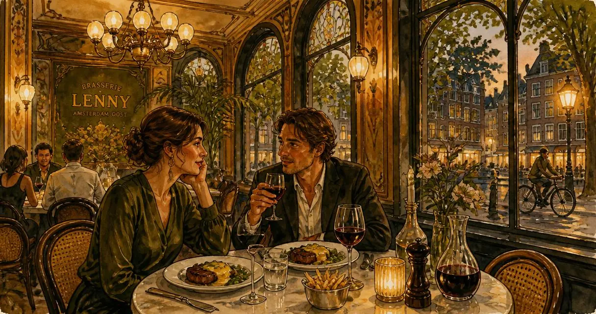 Dineren in Amsterdam Oost bij Brasserie Lenny — een betere avond dan in het centrum