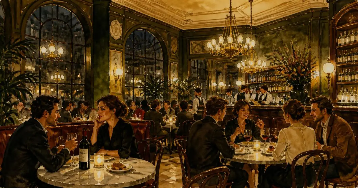 Brasserie Lenny Amsterdam Oost laat op de avond — dineren na tienen