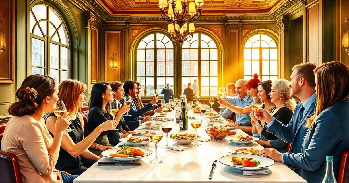 Teamuitje bij Brasserie Lenny Amsterdam Oost — lange tafel voor het hele team